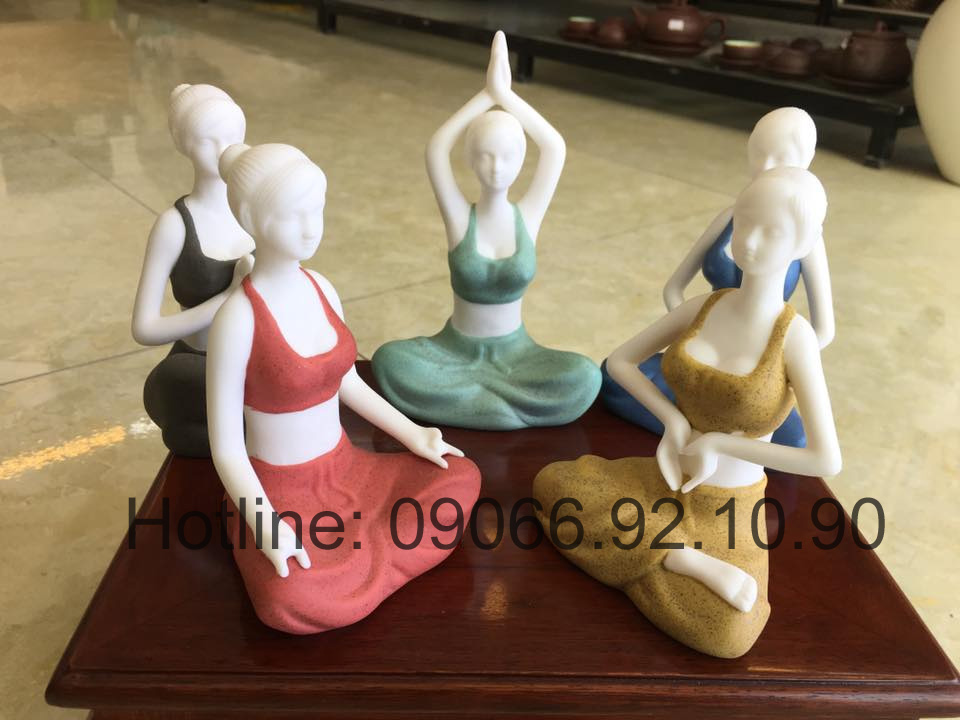 Tượng yoga để bàn đẹp Quà tặng quảng cáo Khuyến mãi hot