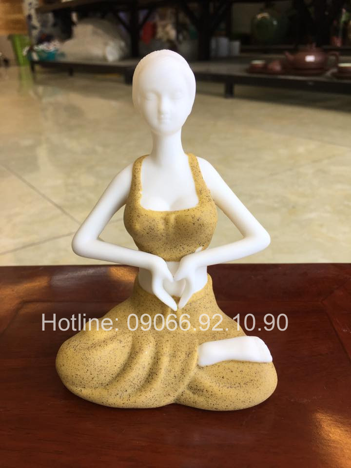 Tượng yoga để bàn đẹp Quà tặng quảng cáo Khuyến mãi hot