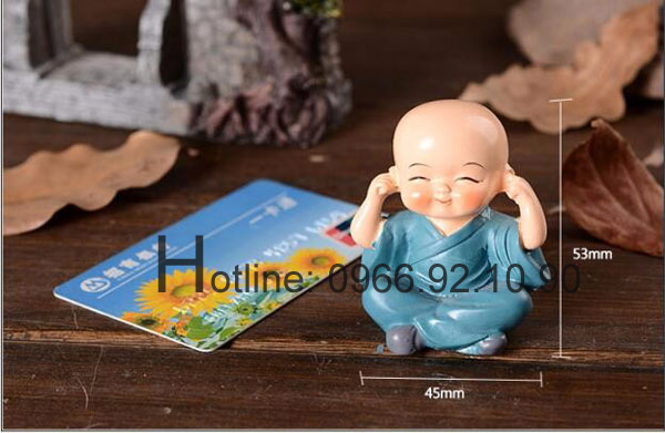 Bộ tượng tứ không sắc màu tươi sáng trang trí quà tặng độc đáo
