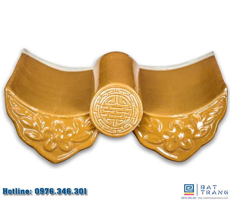 Ngói riềm hoa đại vàng bóng chất lượng cao giá tốt mua ngay 