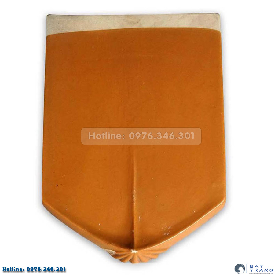 Ngói hài cổ men vàng khô bền đẹp Gốm sứ Bát Tràng chuẩn chất lượng