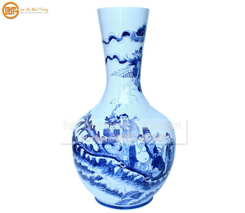 Lọ tỏi Bát Tràng cao 70cm miệng rộng 20cm sang trọng đẹp Lọ tỏi Bát Tràng cao 70cm miệng rộng 20cm sang trọng đẹp