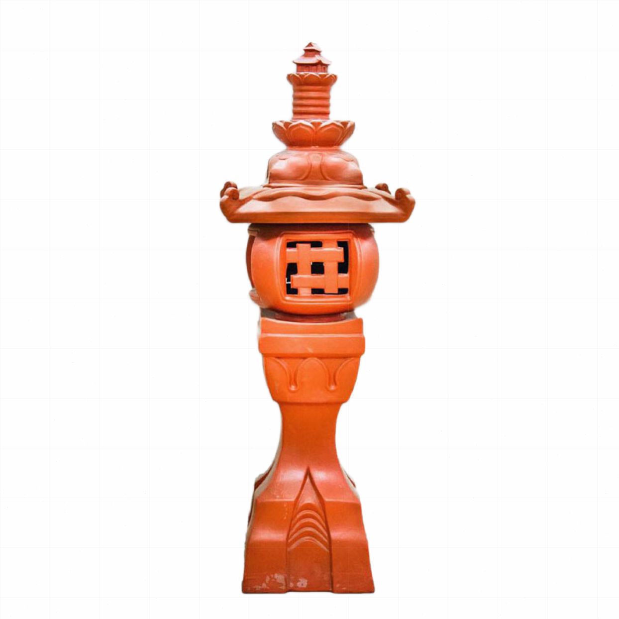 Đèn Đứng Gốm Đất Đỏ Thân Thiện Trang Trí Phòng Ngủ 