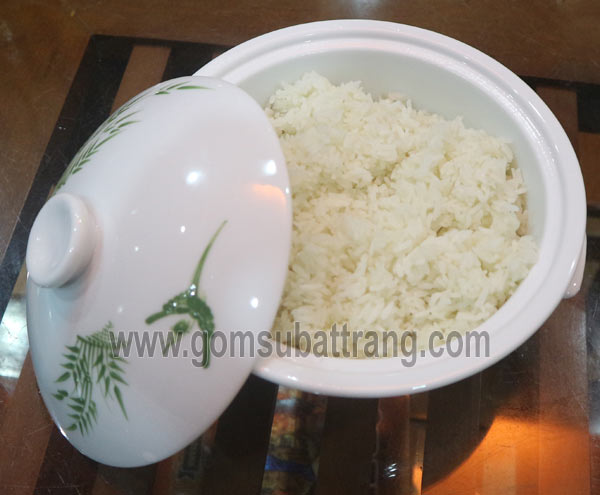 Bộ bát đĩa Bát Tràng vẽ trúc sang trọng cao cấp quà tặng