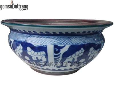 Bát hương lựu họa tiết lan đặng cổ tinh xảo, phong thuỷ 