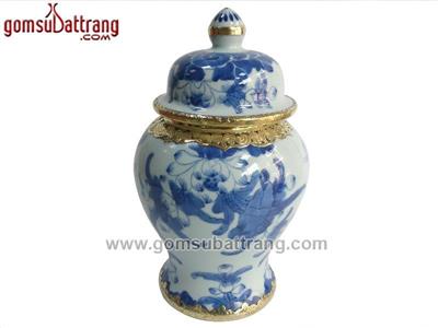 Chóe thờ 2 lít men ngọc bọc đồng sang trọng bảo hành tốt 