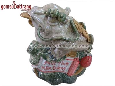 Cóc Thiềm Thừ Ba Chân Phúc Thọ Mãn Đường Tài Lộc Vượng Khí 
