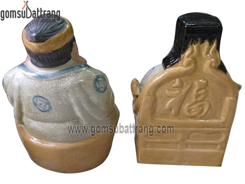 Tượng Thần Tài Thổ Địa Sứ Bát Tràng 20cm Men Rạn Cổ Sang Trọng Tượng Thần Tài Thổ Địa Sứ Bát Tràng 20cm Men Rạn Cổ Sang Trọng