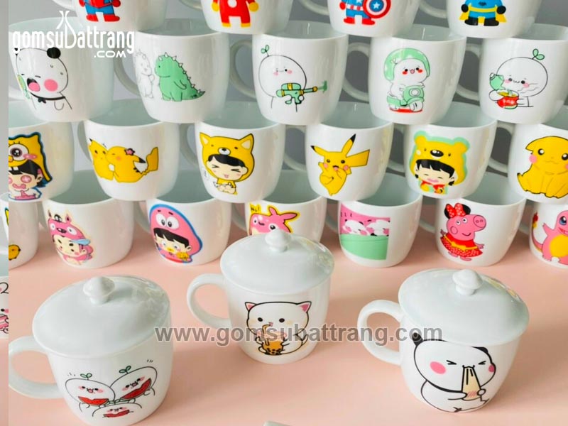 Cốc Sứ Bát Tràng Họa Tiết Trẻ Em Đẹp Quà Tặng Ý Nghĩa