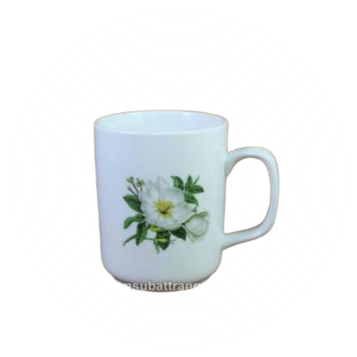 Ly sứ Bát Tràng hoa Trà sang trọng bền đẹp miễn phí in logo 