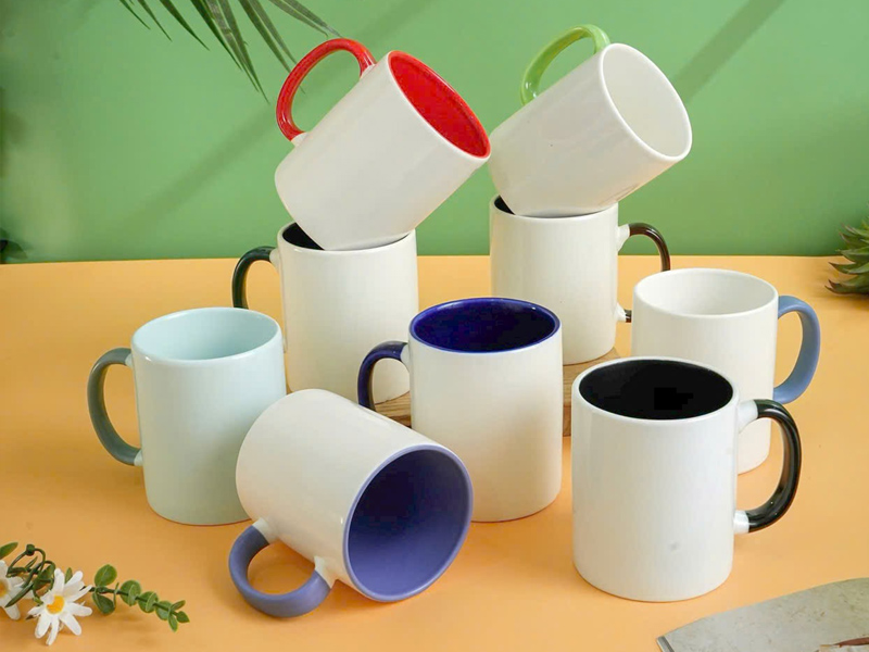 Cốc trụ sứ Bát Tràng đa sắc đẹp, bền, giá tốt