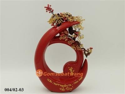 Lọ hoa sứ Bát Tràng nghệ thuật tinh tế trang trí nhà đẳng cấp 