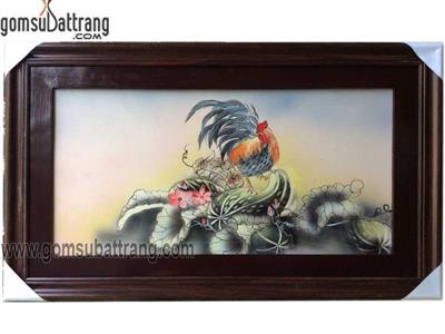 Tranh Kim Kê Đại Cát Dáng 2 đẹp sang Tặng quà ý nghĩa 
