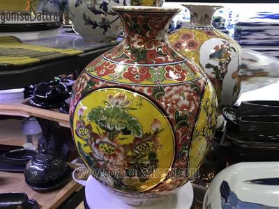 Bảo bình tứ cảnh vàng kim 38cm đẹp sang trọng giá tốt 