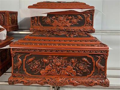 Bộ Tiểu Quách Trường Phúc Gốm Sứ Bát Tràng Hoa Sen Đẹp 
