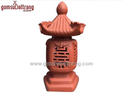 Đèn sân vườn chữ thọ ngũ giác cao 53cm bền đẹp giá tốt 