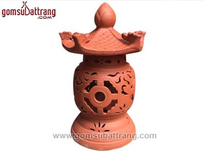 Đèn sân vườn đồng tiền nắp tai bền đẹp chiếu sáng ngoài trời 