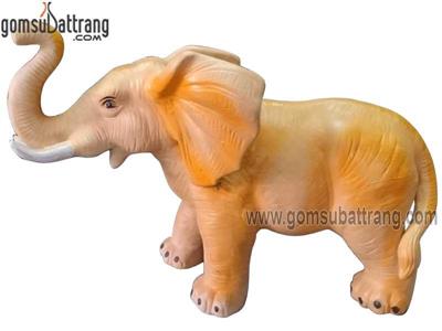 Voi đại men vàng Bát Tràng cao cấp đẹp sang cho nhà 