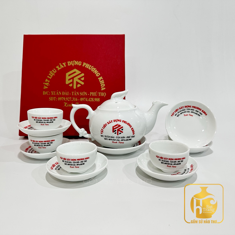 Bộ ấm chén công phượng ACT11 500ml sang trọng quà tặng cao cấp 