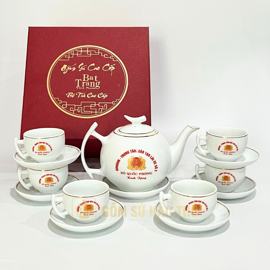 Bộ ấm chén bưởi cành ACVK3 600ml sang trọng quà tặng độc đáo 