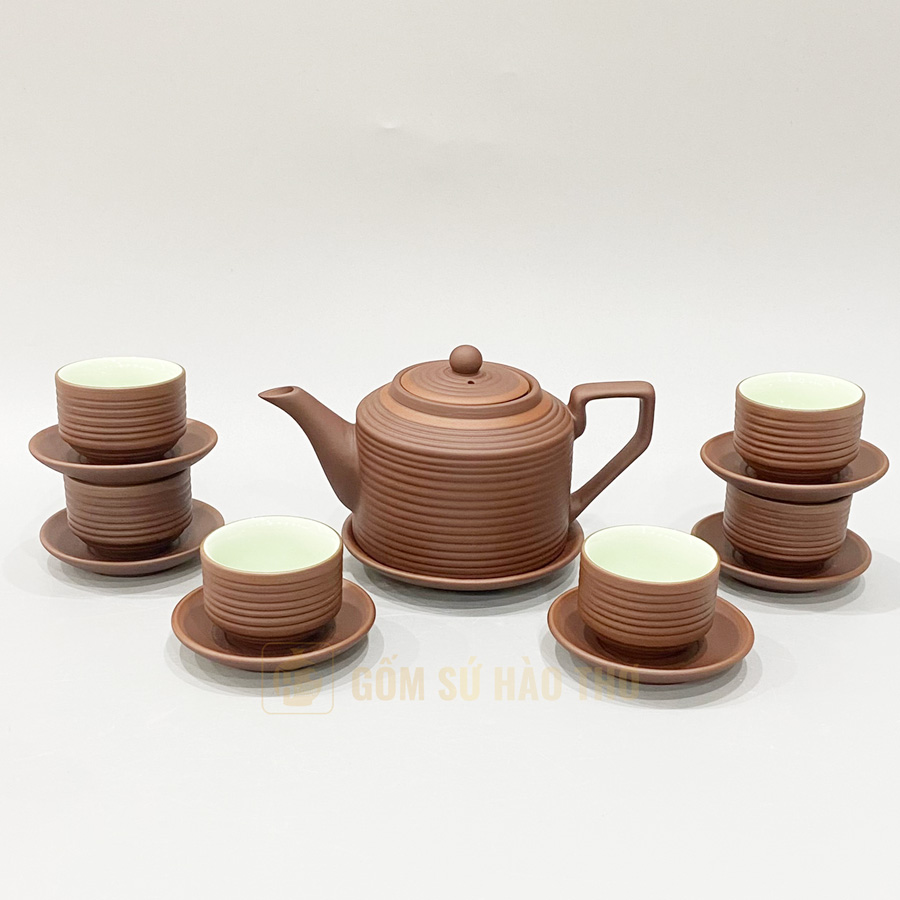 Bộ ấm chén Tích ganh TS61 350ml sang trọng quà tặng ý nghĩa 