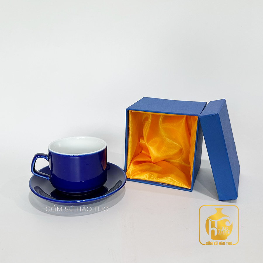 Cafe Vuông COF 23 250ml Gốm sứ Bát Tràng chất lượng cao 