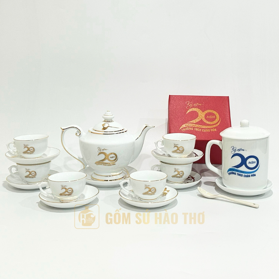 Bộ ấm chén đèn thần ACVK1A cao cấp dễ pha trà quà tặng sang trọng 