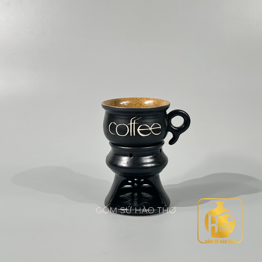 Cafe cúp COF 8 100ml Gốm sứ Hào Thơ Bát Tràng chất lượng cao 