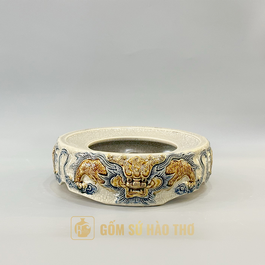 Đế BH DT28R24 men rạn phong thủy φ14-40 quà tặng doanh nghiệp cao cấp 