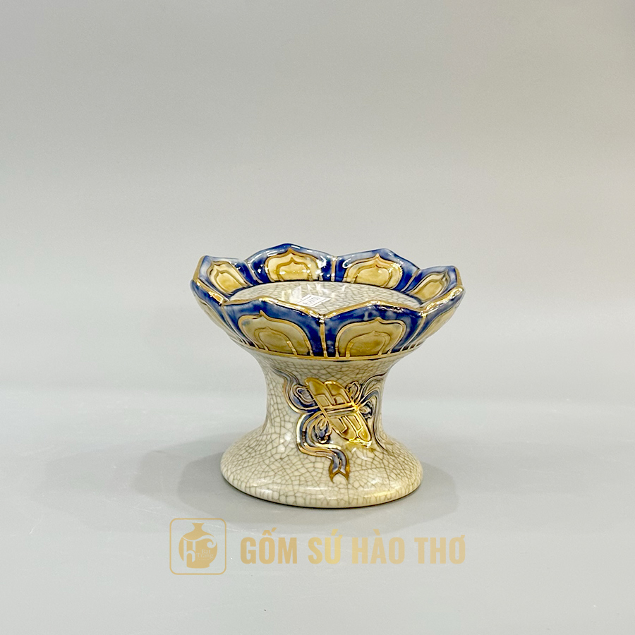 Chân nến cánh sen DTR6VV24 sang trọng trang trí nhà đẹp giá tốt 