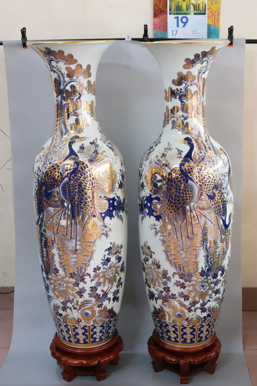 Lục bình sen hạc LB6LVV2 phong thủy đẳng cấp quà biếu vip 