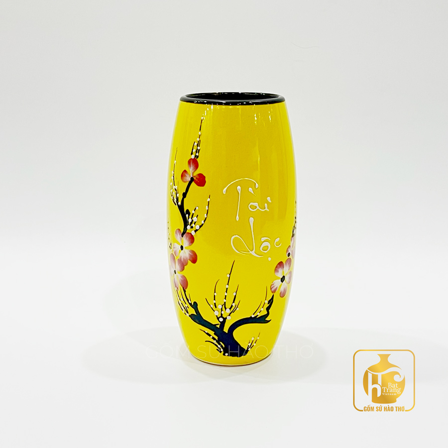 Lọ hoa Gốm sứ Hào Thơ LH18 cao 24cm đẹp sang trọng 