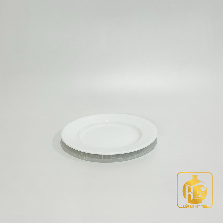 Đĩa nông BAT 7 Bát Tràng Gốm sứ cao cấp Men trắng đẹp 