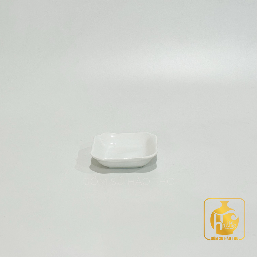 Muối vuông 1 ngăn BAT 14 Gốm sứ Bát Tràng chính hãng 