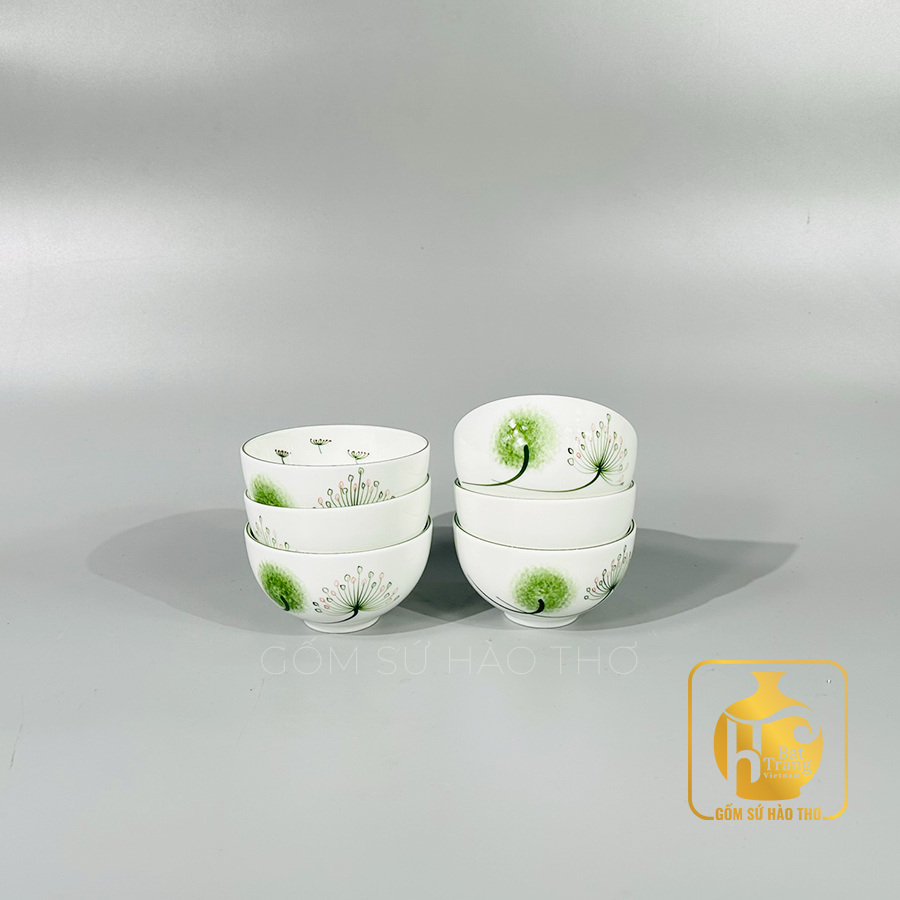 Bát cơm BAA 1 DK 105 cao 5 Gốm sứ Bát Tràng chuẩn men trắng 
