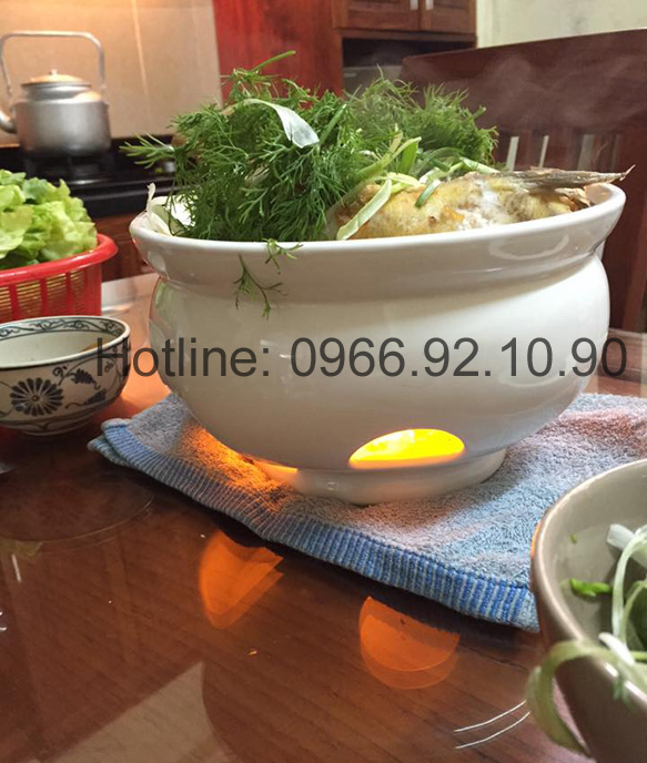 Bếp cồn gốm Bát Tràng D19cm giữ nhiệt tiện lợi ấm lâu Bếp cồn gốm Bát Tràng D19cm giữ nhiệt tiện lợi ấm lâu