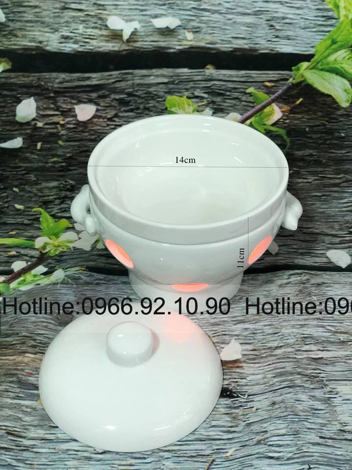 Bếp cồn size 14 Gốm sứ Bát Tràng an toàn tiện lợi