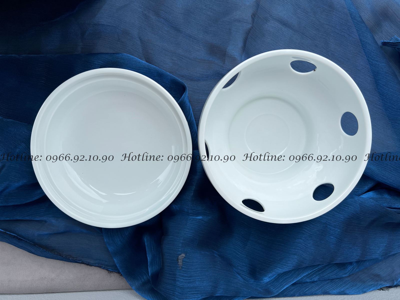 Bếp cồn gốm sứ Bát Tràng hâm nóng 19cm tiện lợi an toàn 