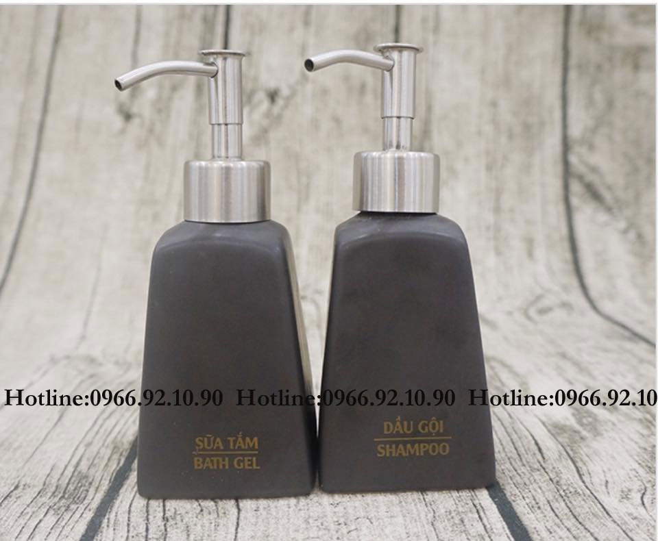 Bình xịt gốm hình thang đa màu sắc tiện lợi spa khách sạn
