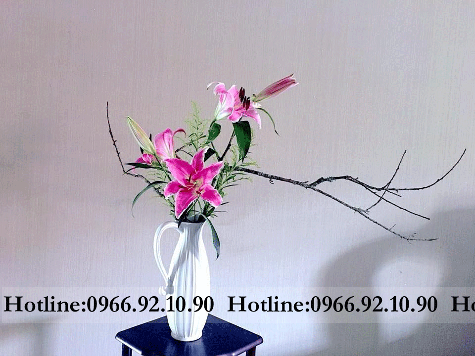 Bình sữa cắm hoa cổ cao H35cm Gốm sứ Bát Tràng Nội thất sang trọng Đẹp tinh tế