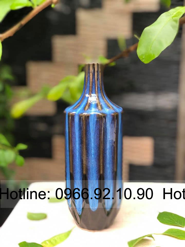 Set bình hoa men kính 3 bình Decor MK03 sang trọng trang trí phòng