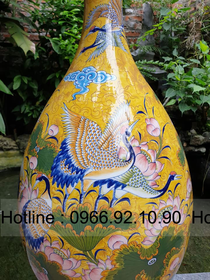 Tỳ bà Sen Hạc băng nên vàng cao cấp quà tặng phong thủy may mắn Tỳ bà Sen Hạc băng nên vàng cao cấp quà tặng phong thủy may mắn