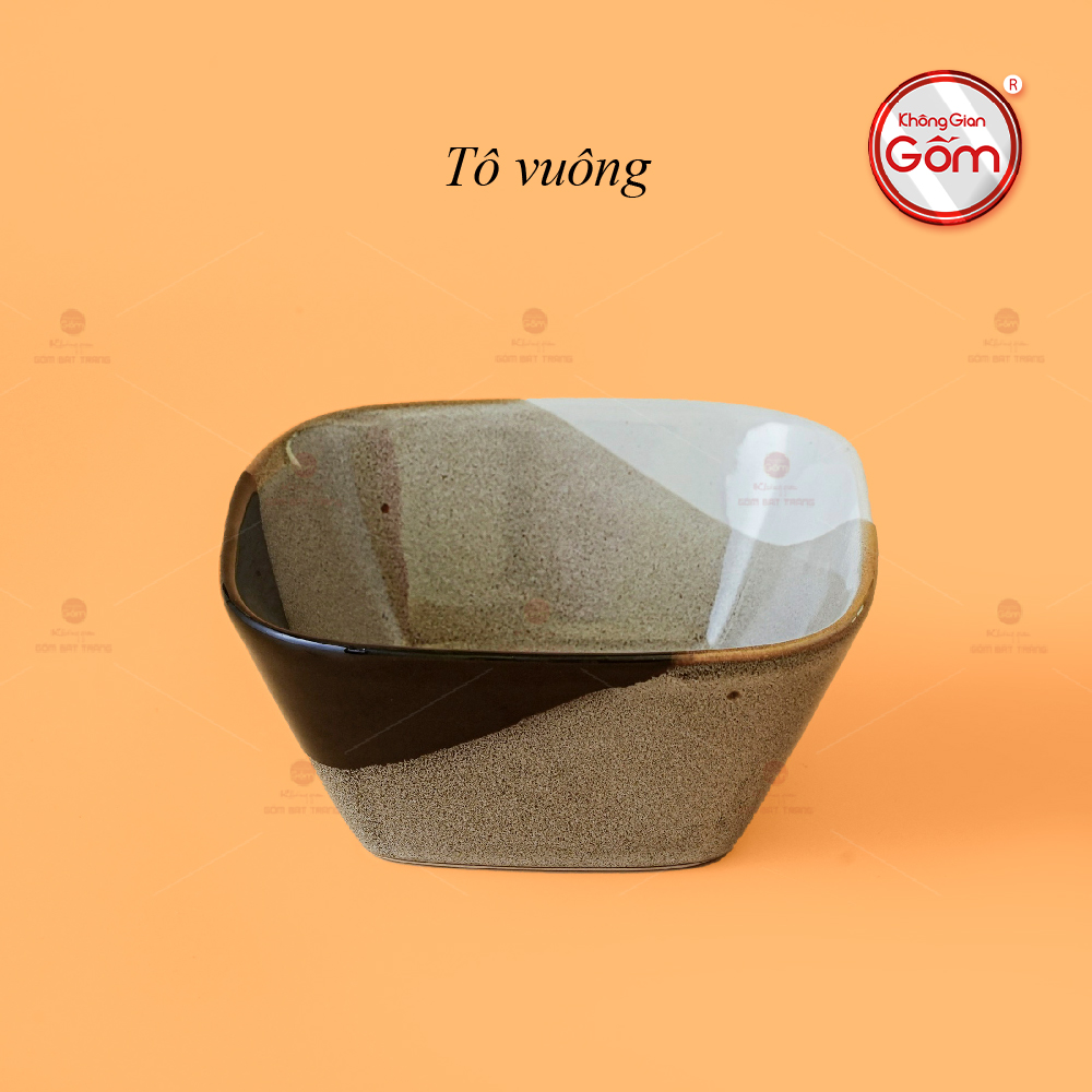 Tô Vuông Ba Màu Gốm Sứ Cao Cấp Giao Nhanh Tại Hà Nội 