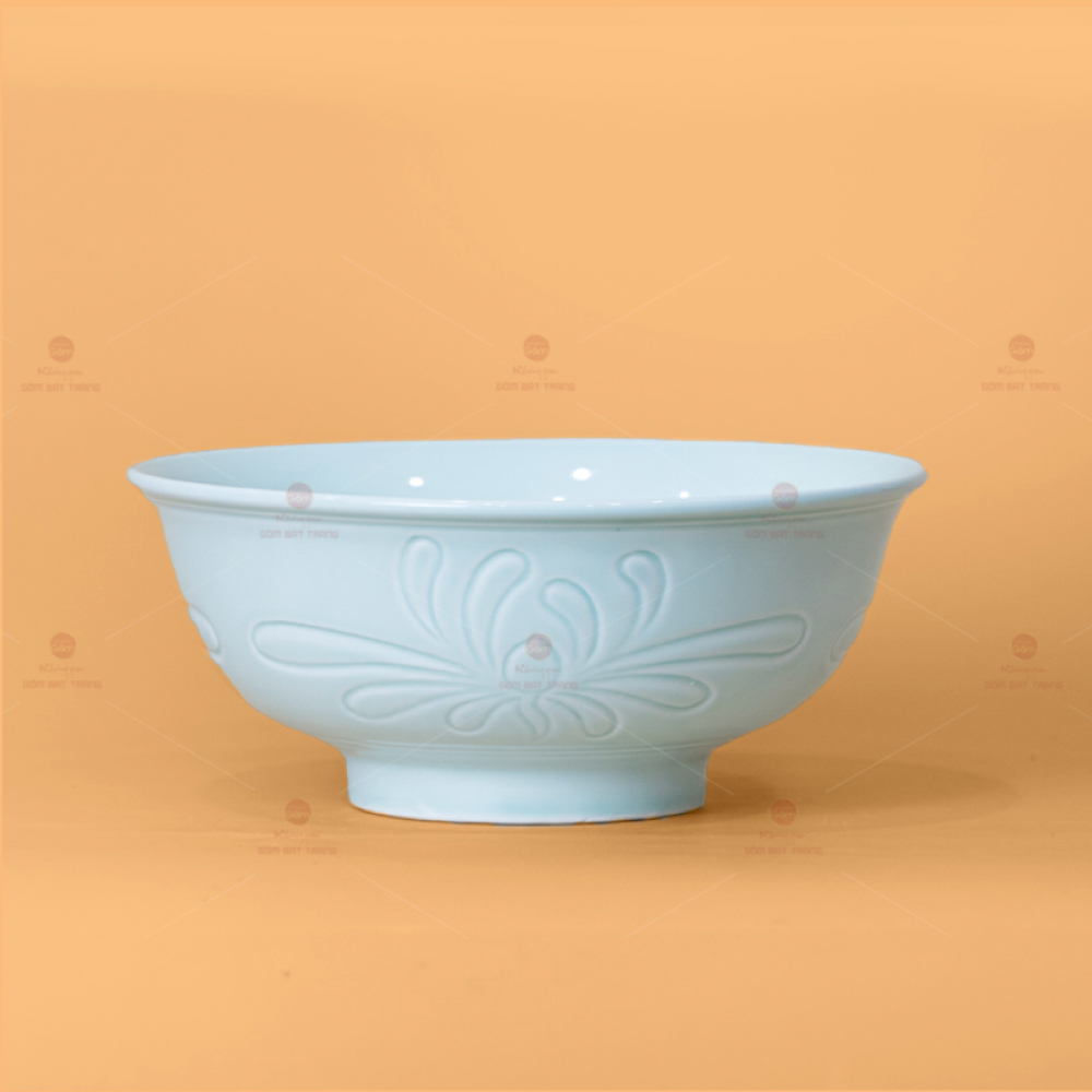 Tô Men Xanh Ngọc Vân Hoa Cúc đẹp bền bỉ cao cấp 