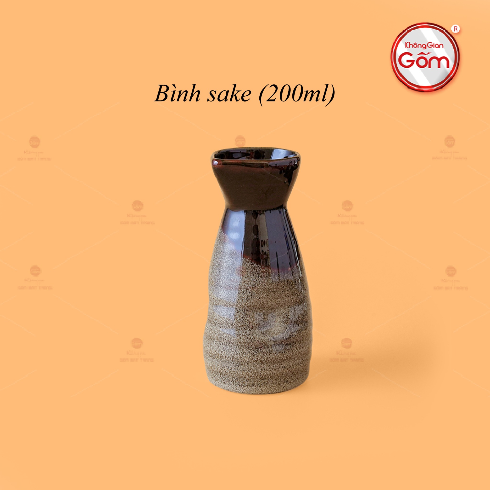 Bình Sake Ba Màu Gốm Sứ Cao Cấp Sang Trọng Quà Tặng Độc Đáo 