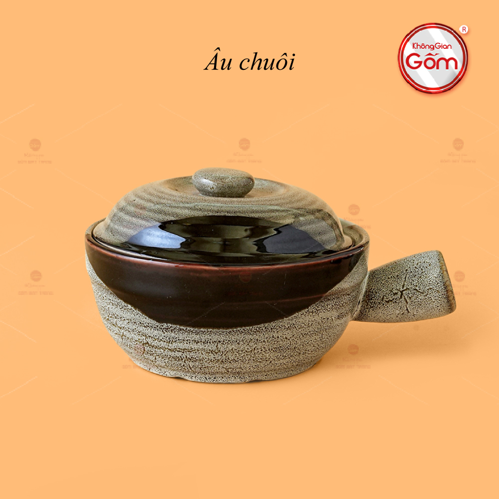 Âu Chuôi Ba Màu sứ cao cấp quà tặng đẹp dùng bếp tiện lợi 