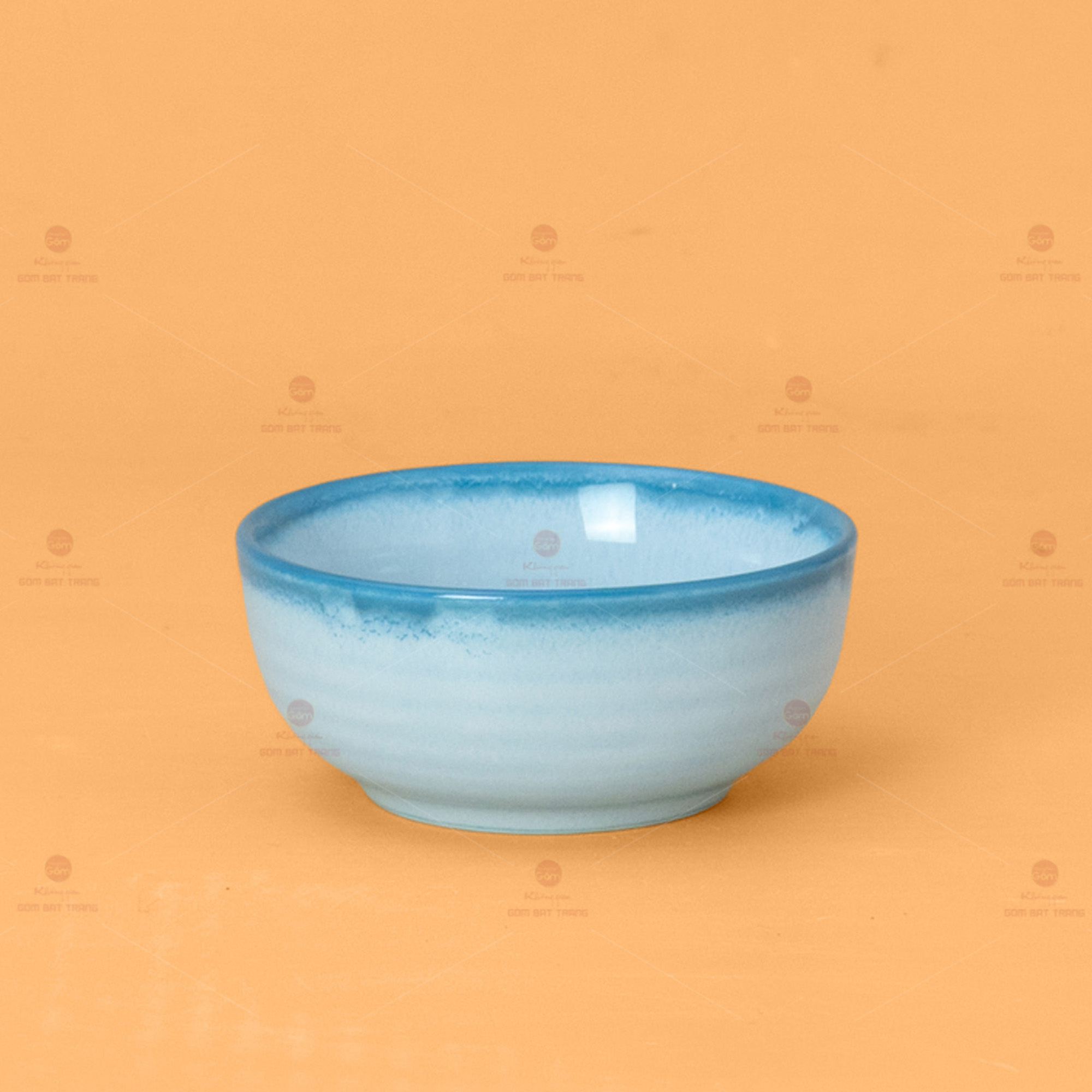 Bát Cơm Gốm Sứ Men Biển Xanh Cát Trắng Quà Tặng Sang Trọng 