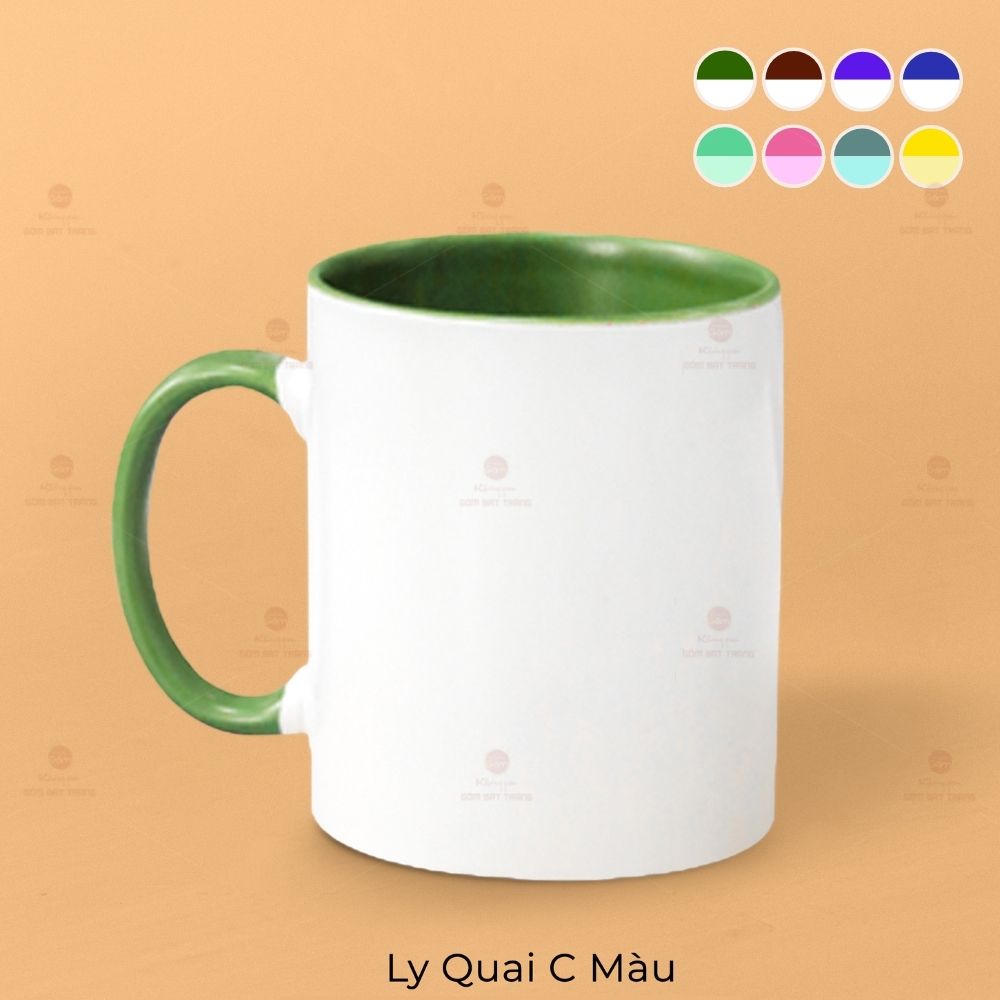 Ly trụ quai C sứ cao cấp Bát Tràng quà tặng ưu đãi 