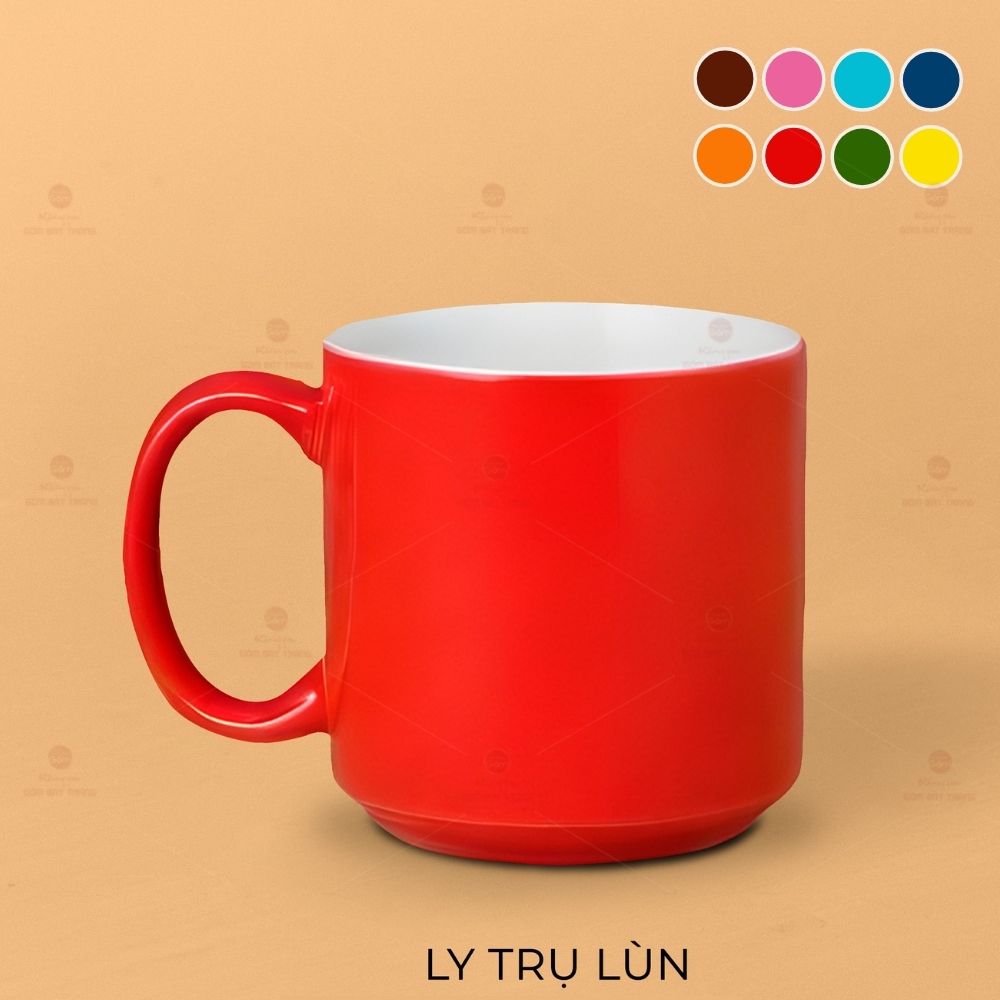 Ly Trụ Lùn Bát Tràng Sứ Cao Cấp Dung Tích 360ml Quà Tặng Đẹp 