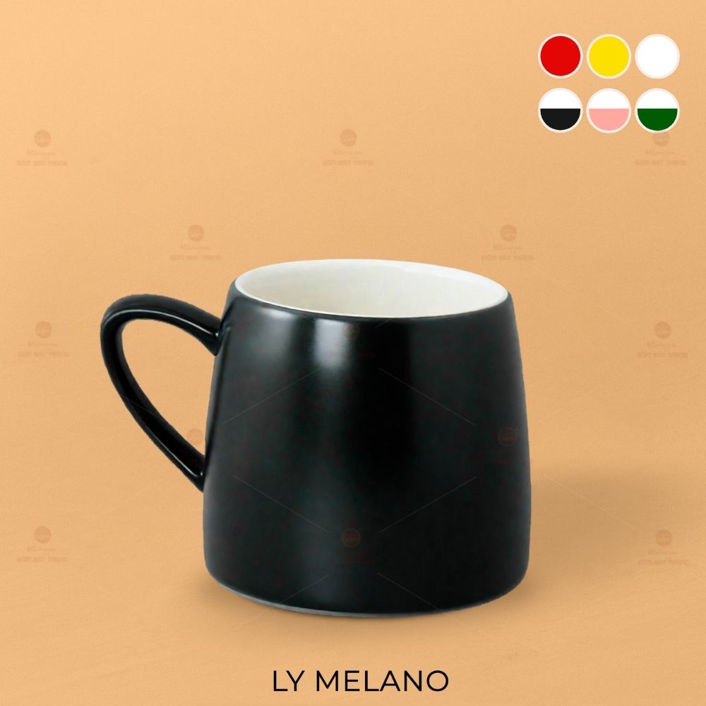 Ly Melano sứ cao cấp Bát Tràng 230ml chuẩn Quà Tặng Độc Đáo 
